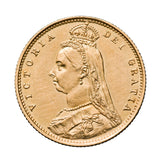 Queen Victoria 1887M Jubilee Gold Half Sovereign Choice Uncirculated