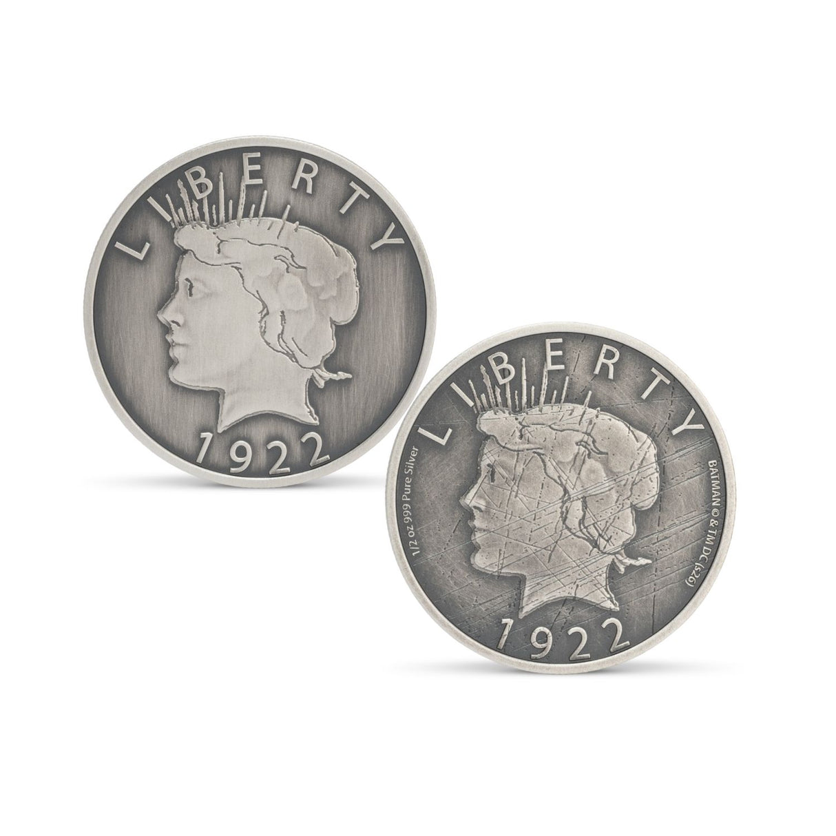 Two Face 0.66oz Silver Foil