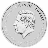 Stranger Things - Eleven & Vecna 2026 50c Colour 1/2oz Silver Uncirculated Coin