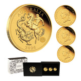 Australia 2026 Gold Sovereign Proof 3-Coin Set – Centenary of the Birth of Elizabeth II