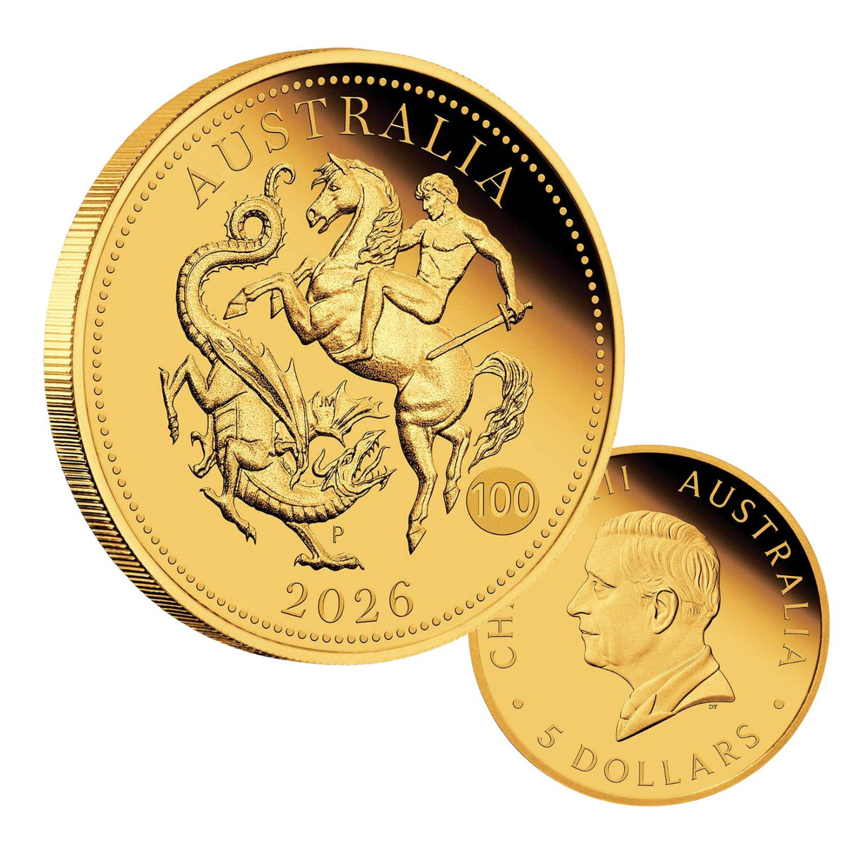 Australia 2026 Gold Quarter Sovereign Proof Coin – Centenary of the Birth of Elizabeth II