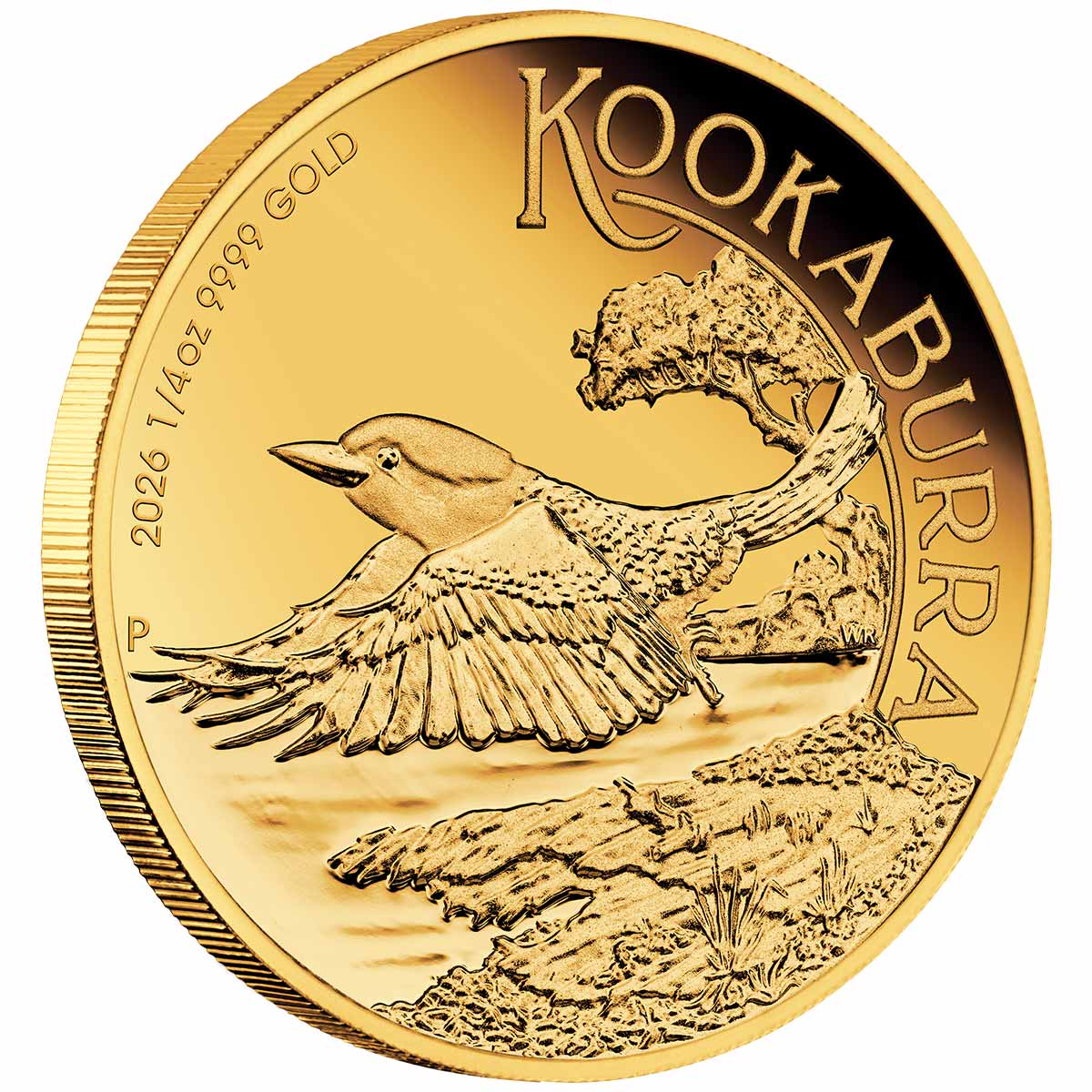 Australia Kookaburra 2026 $25 1/4oz Gold Proof Coin
