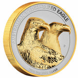 Australia Wedge-tailed Eagle 2026 $8 Enhanced Ultra High Relief Gold-plated 5oz Silver Reverse Proof Coin
