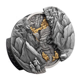 Shangri-La 2026 $10 Sliding Door Gold-plated 5oz Silver Antique Coin