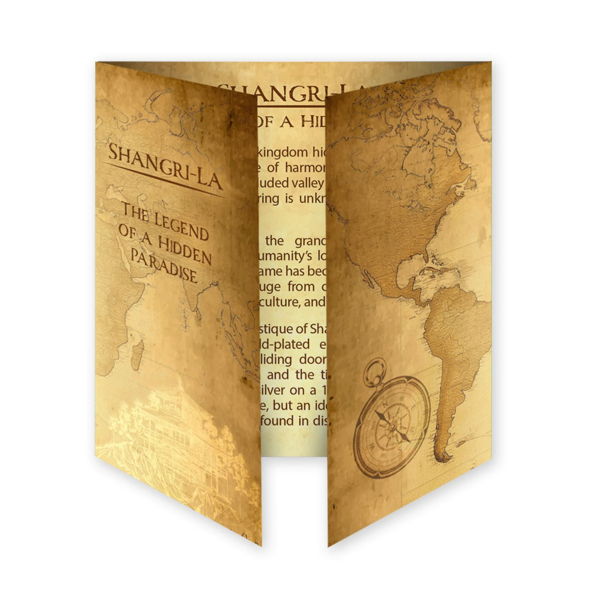 Shangri-La 2026 $10 Sliding Door Gold-plated 5oz Silver Antique Coin