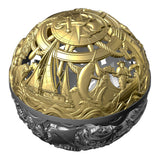 Sea & Surface 2026 $5 Filigree Gold-plated 2oz Silver Antique Spherical Coin