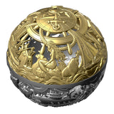Sea & Surface 2026 $5 Filigree Gold-plated 2oz Silver Antique Spherical Coin