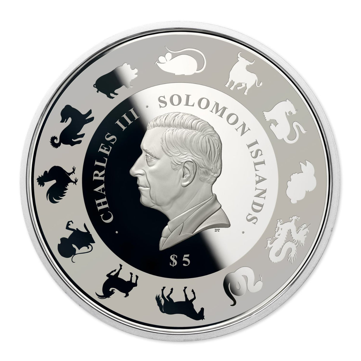 Lunar Year of the Goat 2027 $5 Pearl 1oz Silver Proof Coin