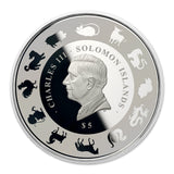 Lunar Year of the Goat 2027 $5 Pearl 1oz Silver Proof Coin