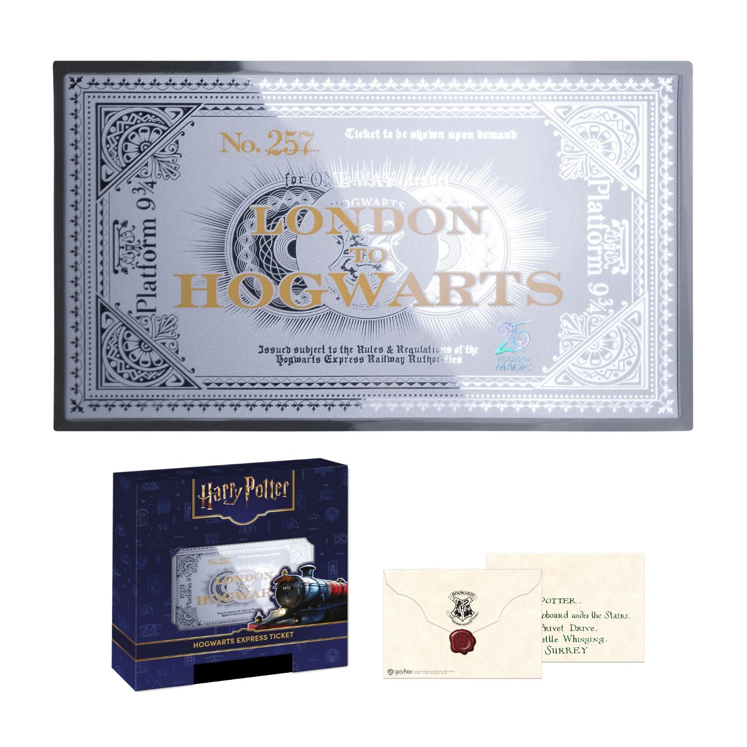 Harry what we want 38灯　kUWAGATA Harry Potter Hogwarts Express Ticket 2026 $1 Silver Prooflike Coin
