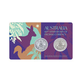 Australia 60th Anniversary of Decimal Currency 1966 & 2026 50c Uncirculated 2-Coin Set