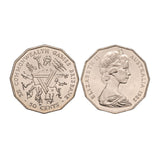 Australia 1982 & 2005 50c Commonwealth Games Cupro-Nickel Uncirculated Coin Pair