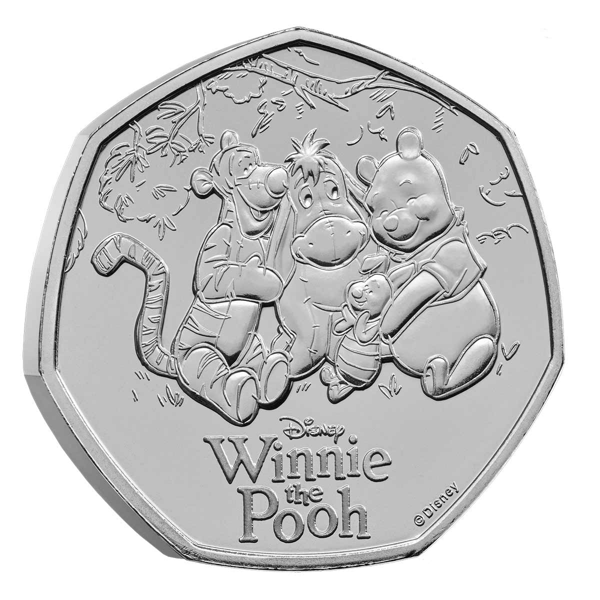 Great Britain Winnie the Pooh 100th Anniversary Friendship 2026 50p Cupro-Nickel Brilliant Uncirculated Coin