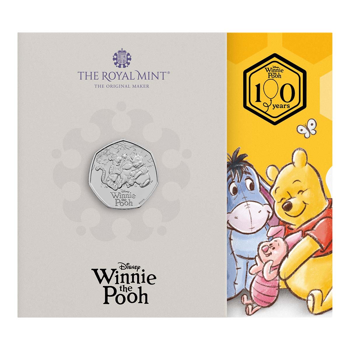 Great Britain Winnie the Pooh 100th Anniversary Friendship 2026 50p Cupro-Nickel Brilliant Uncirculated Coin