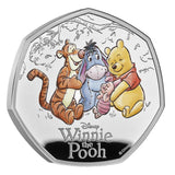 Great Britain Winnie the Pooh 100th Anniversary Friendship 2026 50p Colour Silver Proof Coin