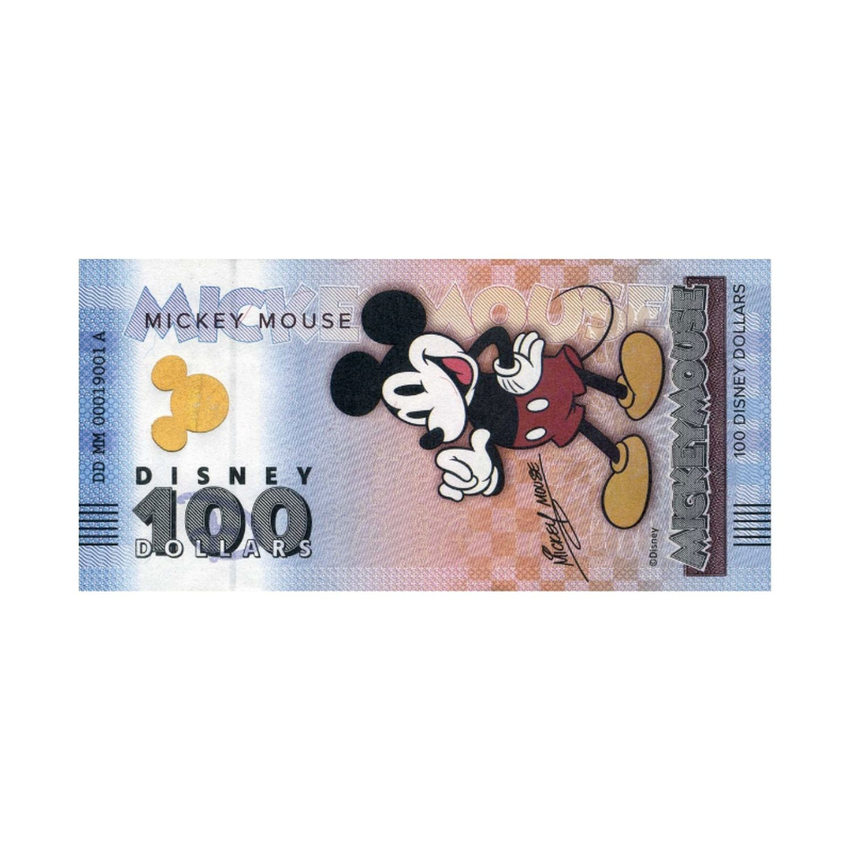 Official DisneyTM Souvenir Notes MICKEY AND FRIENDS - Mickey Mouse
