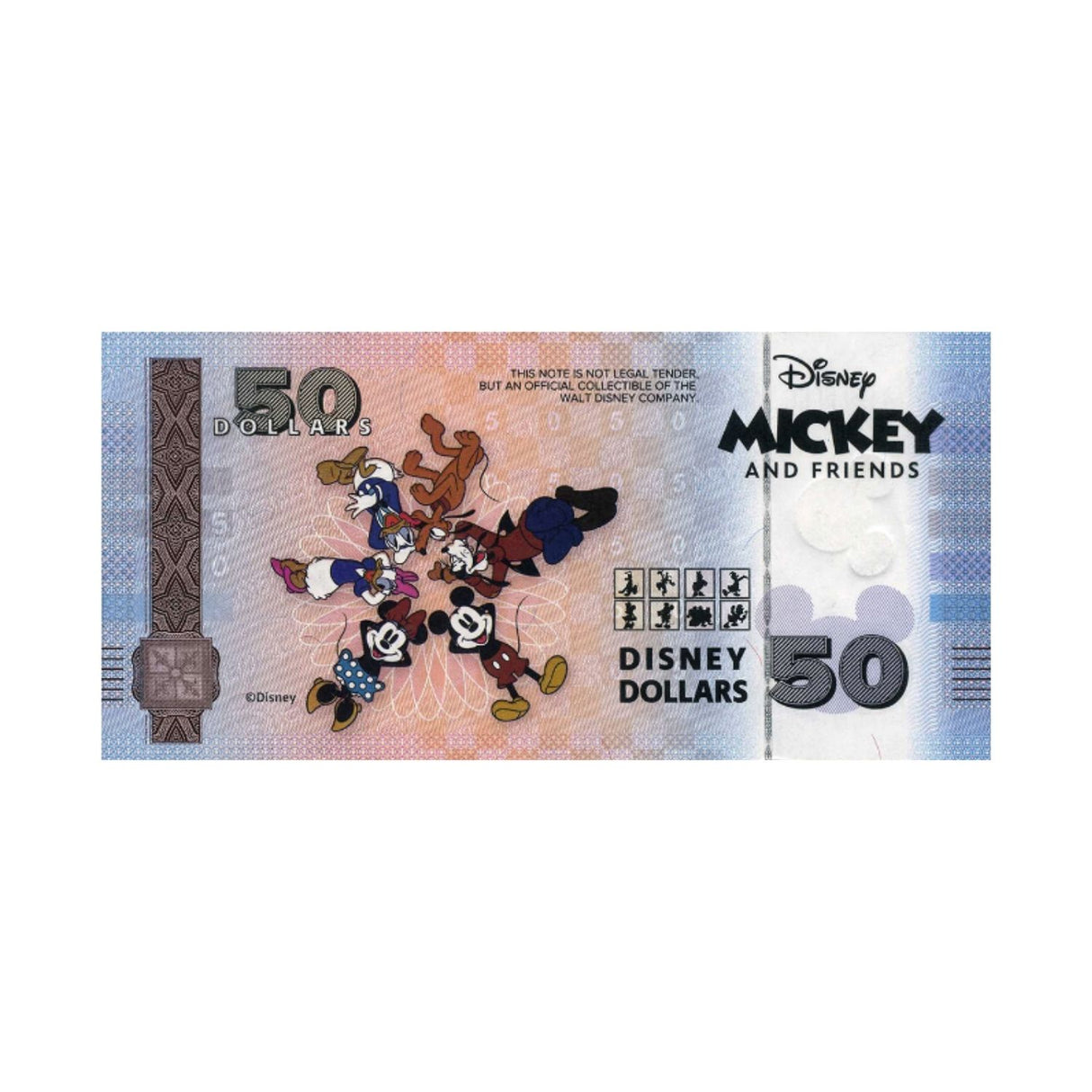 Official DisneyTM Souvenir Notes MICKEY AND FRIENDS - Minnie Mouse