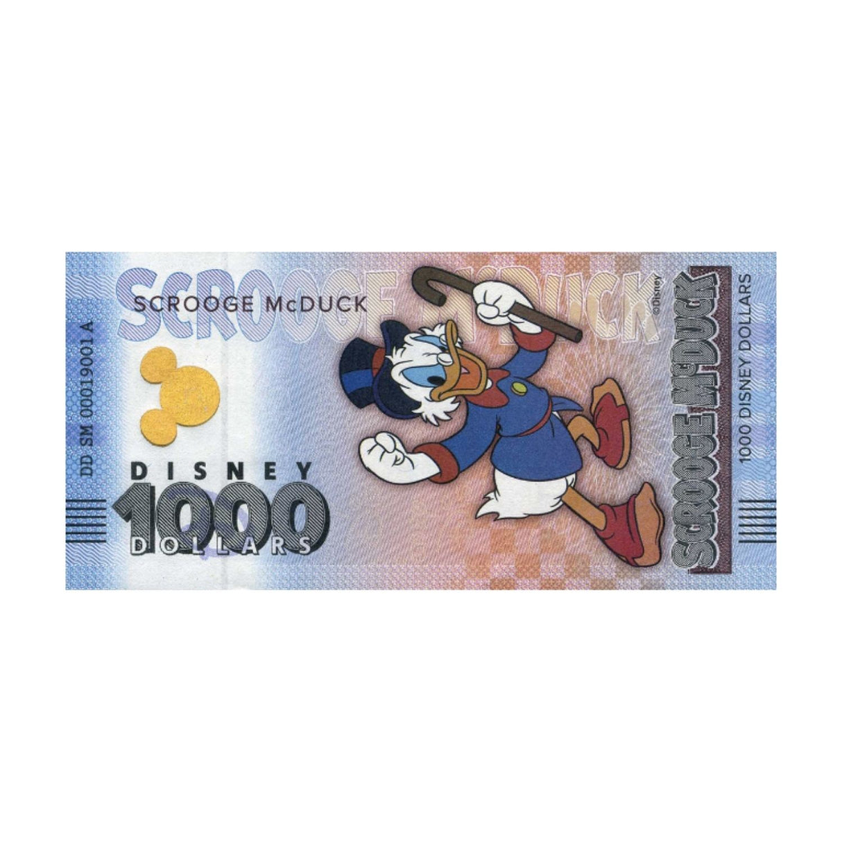 Official DisneyTM Souvenir Notes MICKEY AND FRIENDS - Scrooge McDuck
