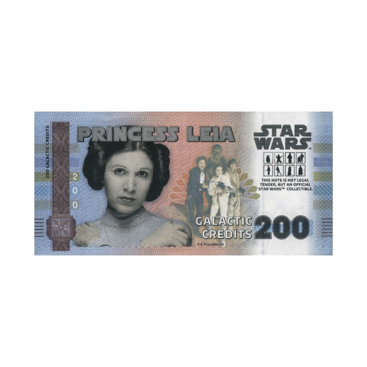 Official DisneyTM Souvenir Notes STAR WARS - Princess Leia