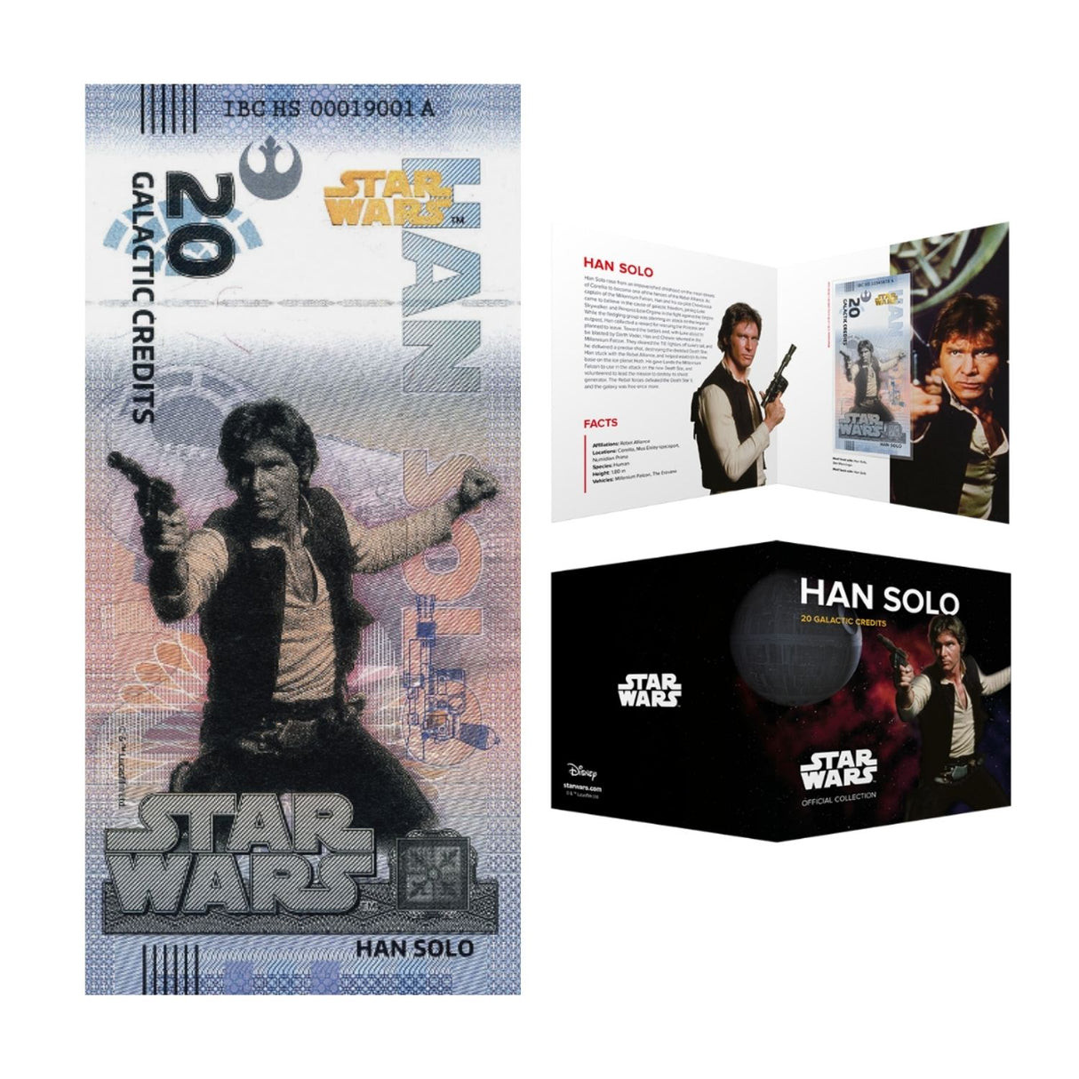 Official DisneyTM Souvenir Notes STAR WARS - Han Solo