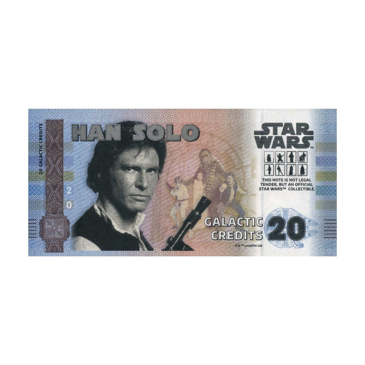 Official DisneyTM Souvenir Notes STAR WARS - Han Solo