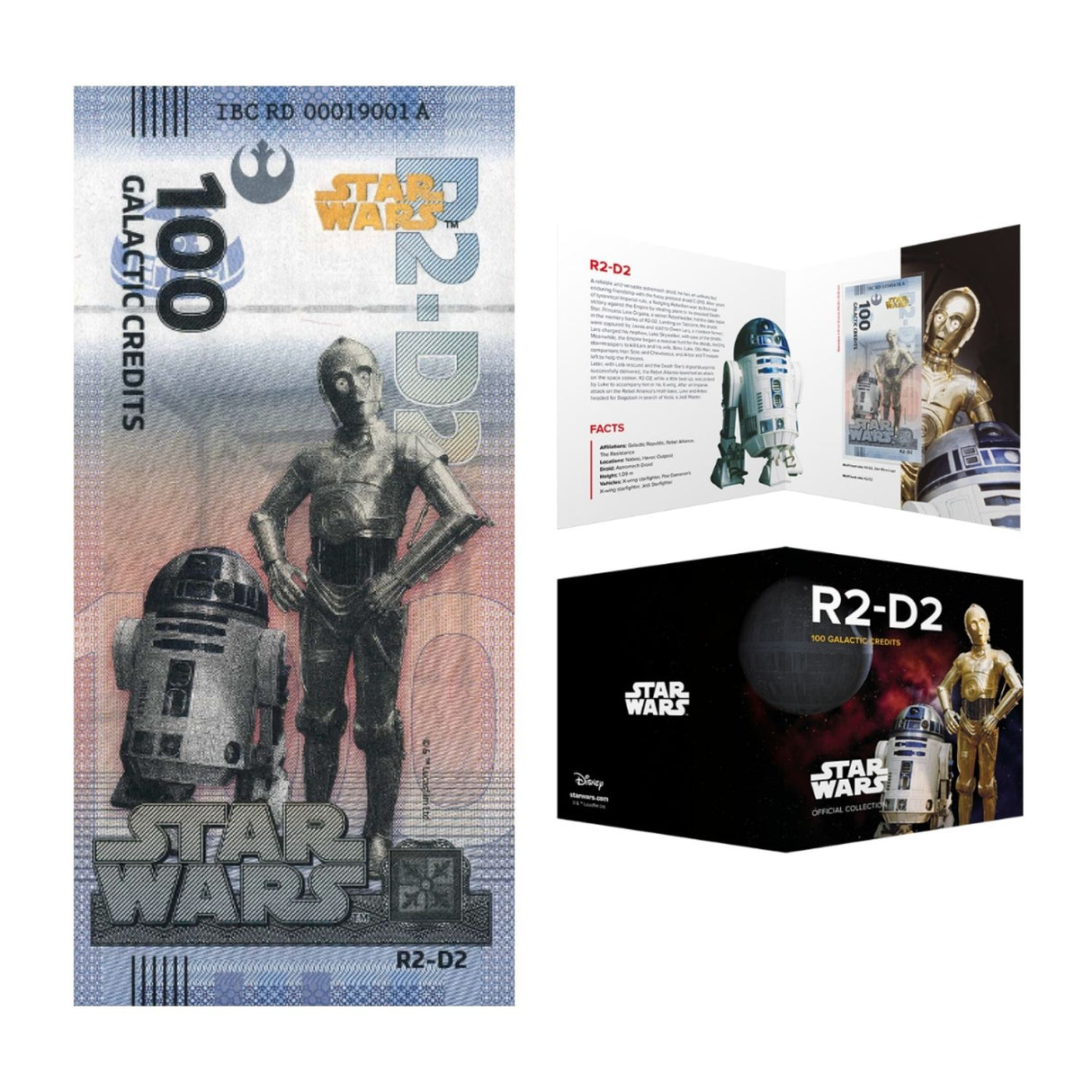 Official DisneyTM Souvenir Notes STAR WARS - R2-D2