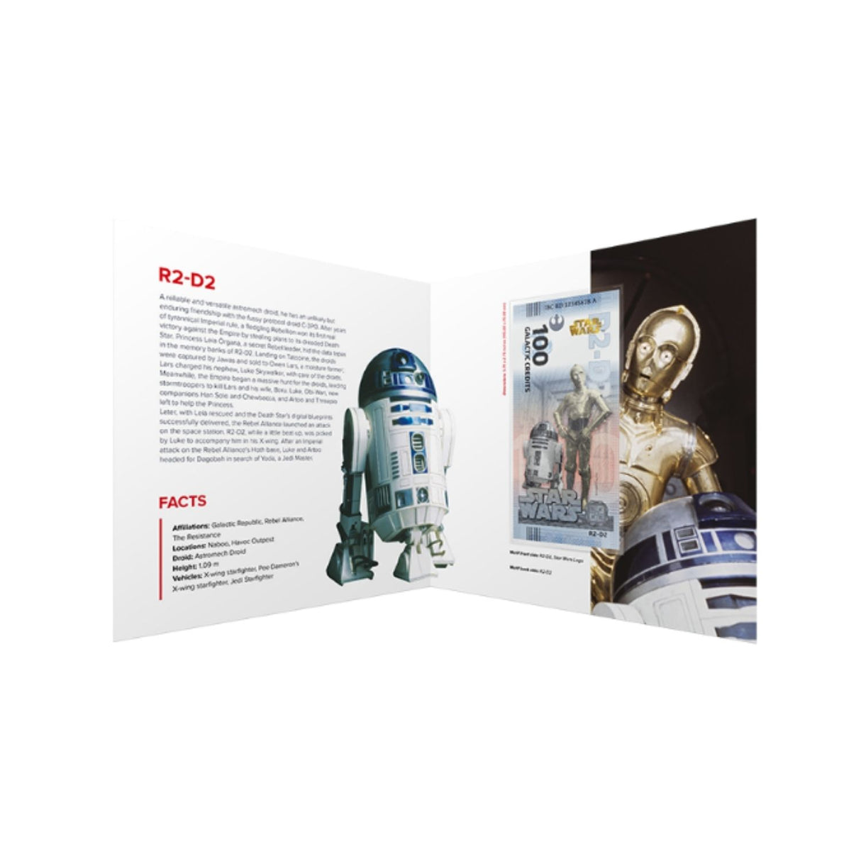 Official DisneyTM Souvenir Notes STAR WARS - R2-D2