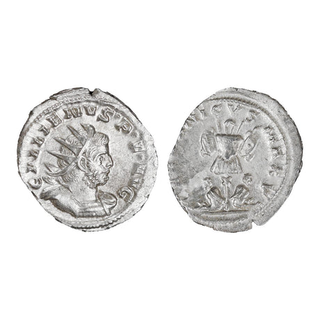 Roman Silver Coin with Tropaion Motif