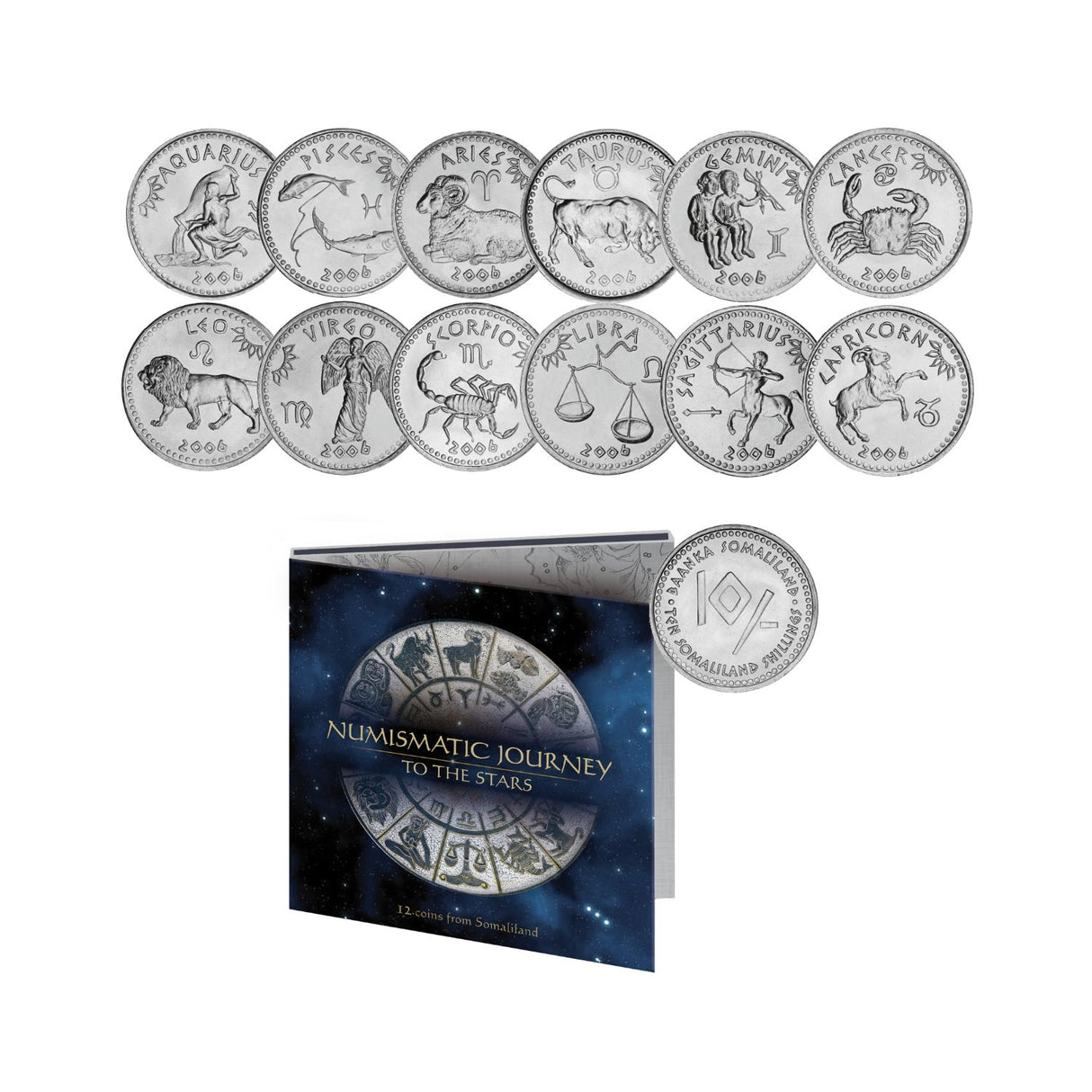 The Complete Set with Signs of the Zodiac