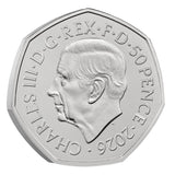 Great Britain 100 Years of the British Grand Prix 2026 50p Brilliant Uncirculated Coin