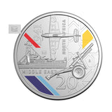 Australia WWII North Africa & Middle East 2026 20c Privymark Stamp & Coin Cover