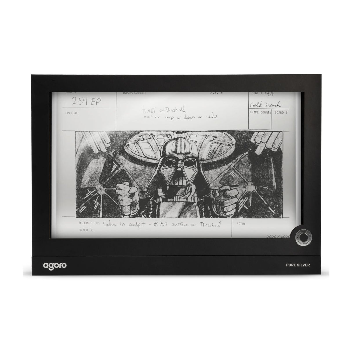 Star Wars Darth Vader Trench Run 2026 $2 1oz Silver Proof Coin