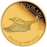 Australia Kookaburra 2026 $2 0.5g Gold Proof Coin