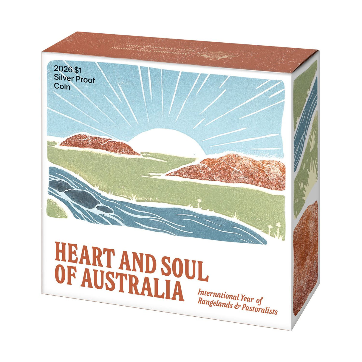 Australia Heart & Soul 2026 $1 Rangelands & Pastoralists Silver Proof Coin