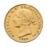 1859 Sydney Mint Half Sovereign Type II Very Fine with minor edge knocks