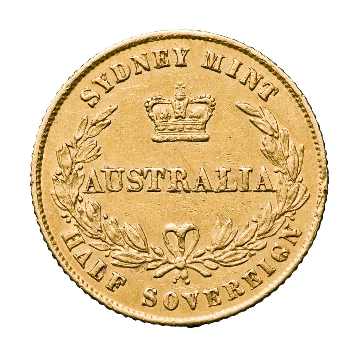 1859 Sydney Mint Half Sovereign Type II Very Fine with minor edge knocks