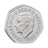 Great Britain Game of Thrones Fire 2026 50p Cupro-Nickel Brilliant Uncirculated Coin