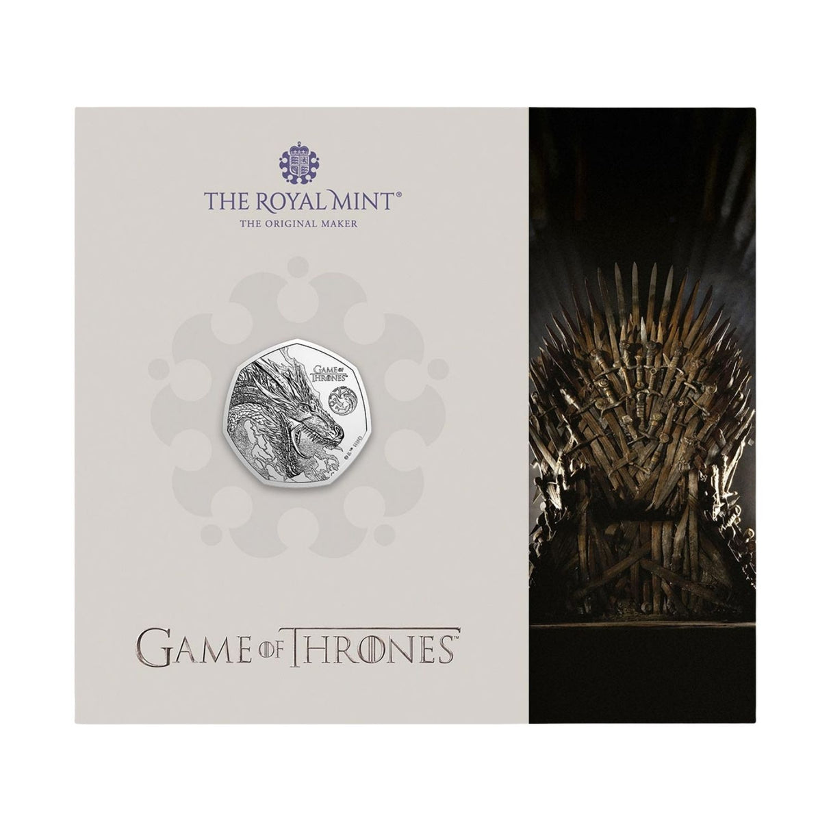 Great Britain Game of Thrones Fire 2026 50p Cupro-Nickel Brilliant Uncirculated Coin