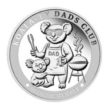 Koala-Ty Dads Club 1/4oz Silver Prooflike Official Member Medallion