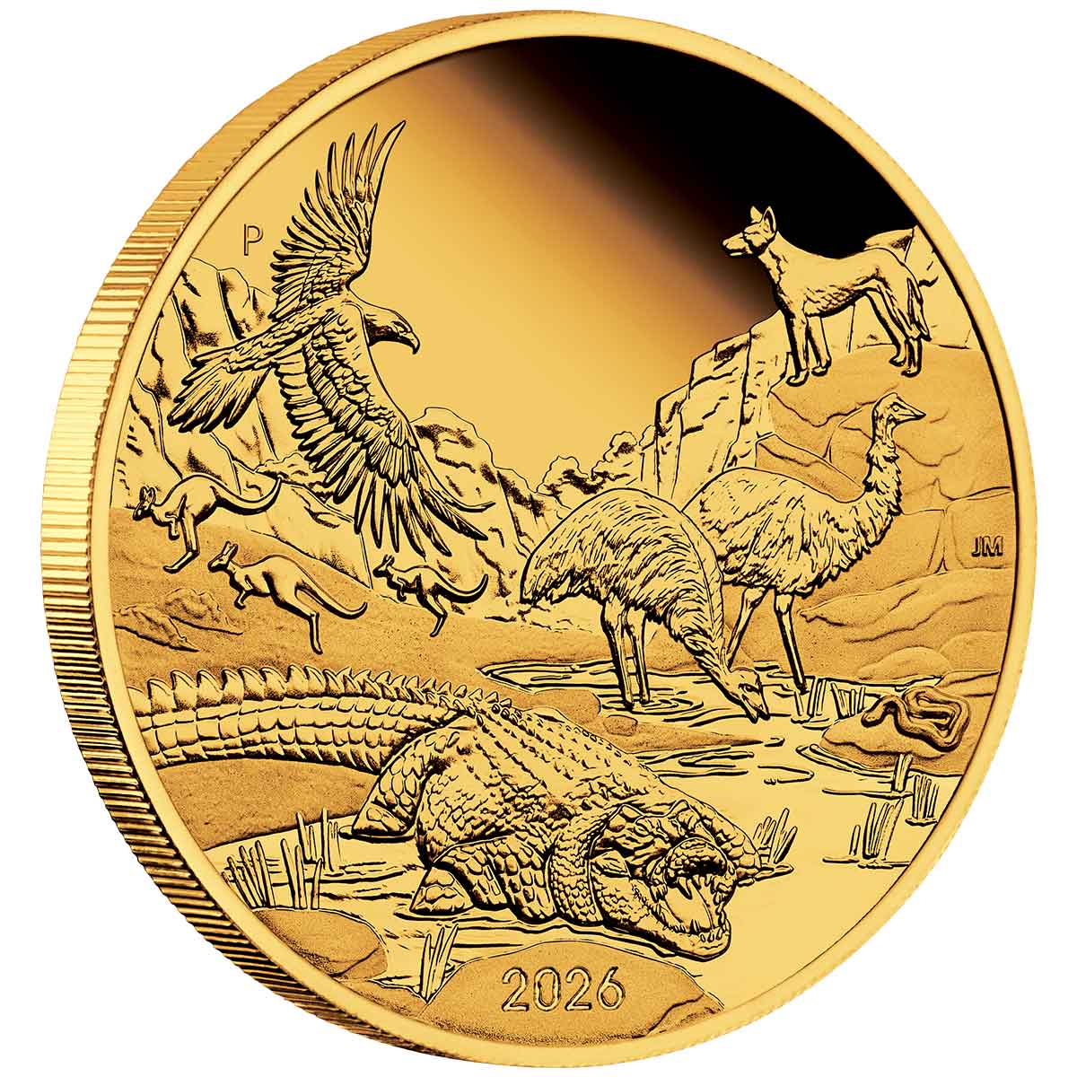 Australia 2026 $100 Wonders of Australia The Outback 1oz Gold Proof Coin