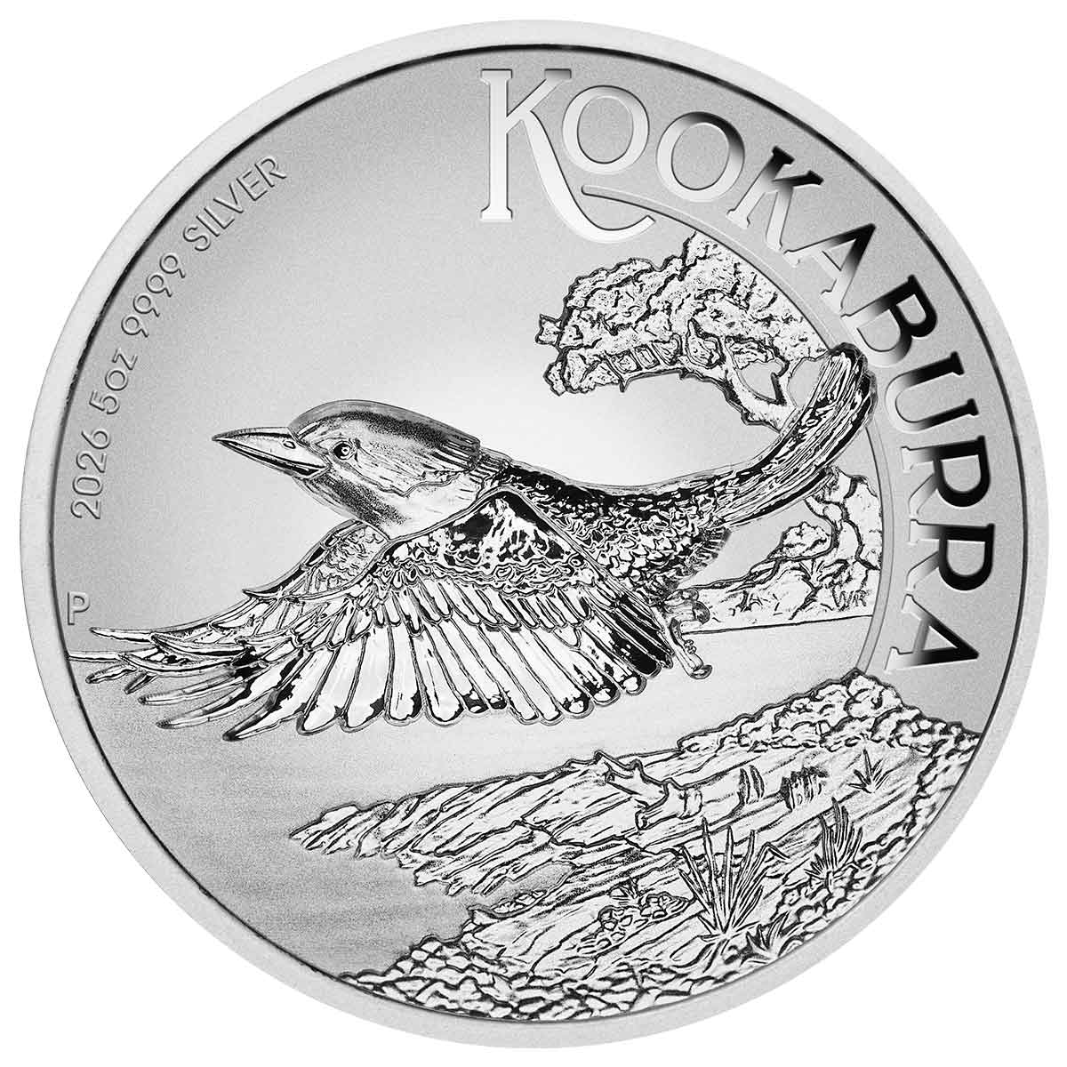 Australia Kookaburra 2026 $8 Incuse 5oz Silver Coin