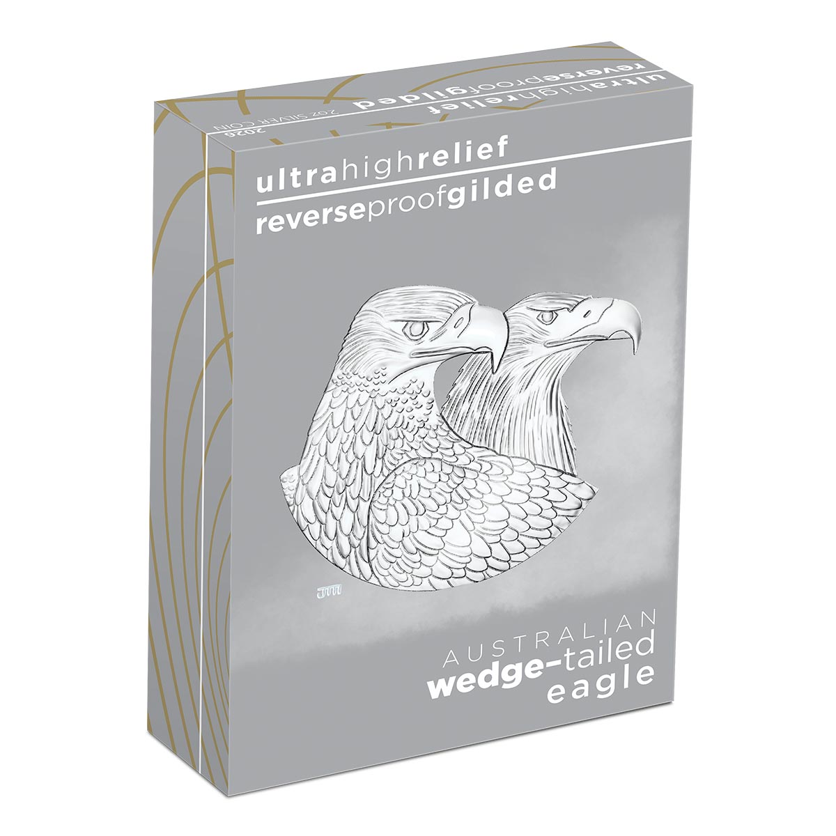 Australia Wedge-tailed Eagle 2026 $2 Ultra High Relief Gold-plated 2oz Silver Enhanced Reverse Proof Coin
