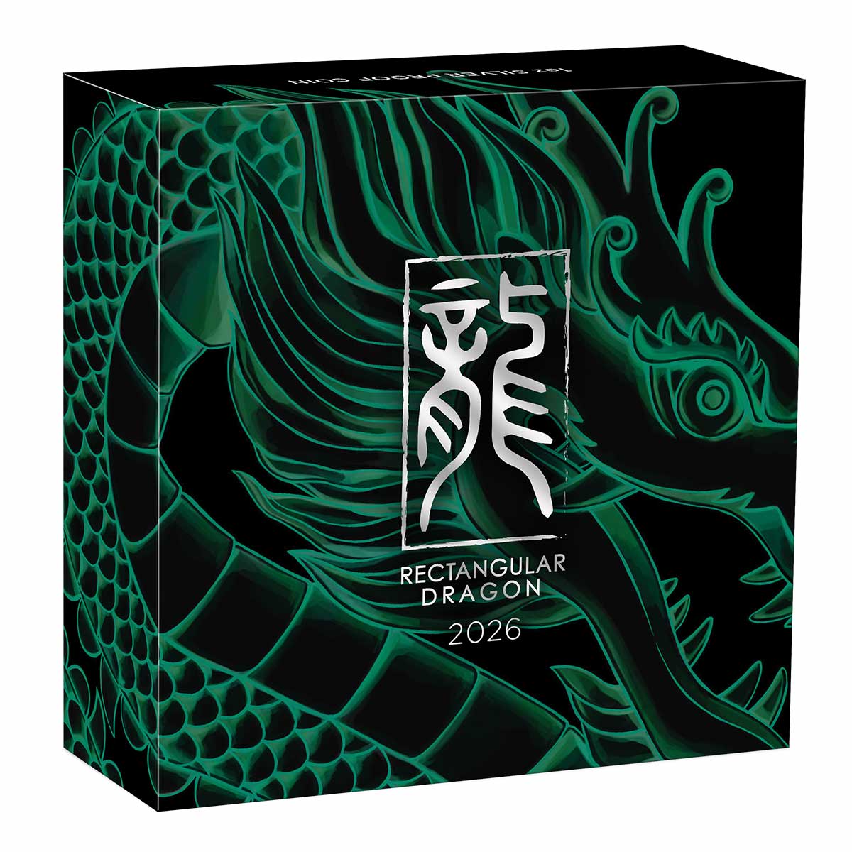 Australia Dragon 2026 $1 1oz Silver Proof Rectangular Coin