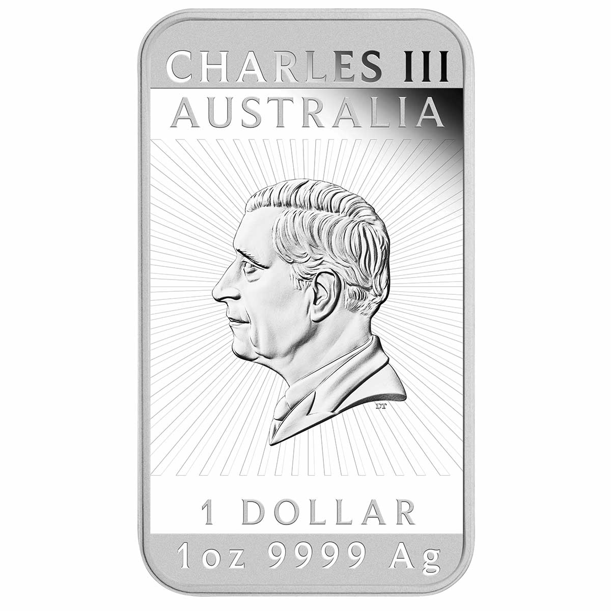 Australia Dragon 2026 $1 1oz Silver Proof Rectangular Coin