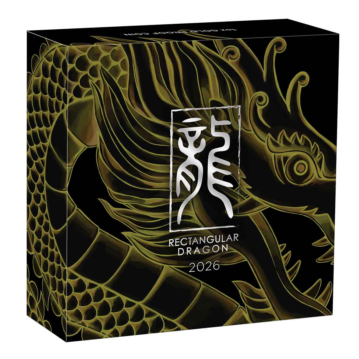 Australia Dragon 2026 $100 1oz Gold Proof Rectangular Coin