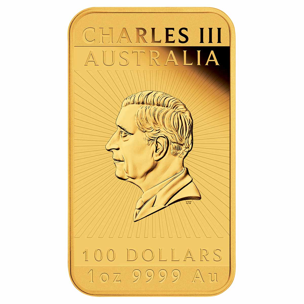 Australia Dragon 2026 $100 1oz Gold Proof Rectangular Coin