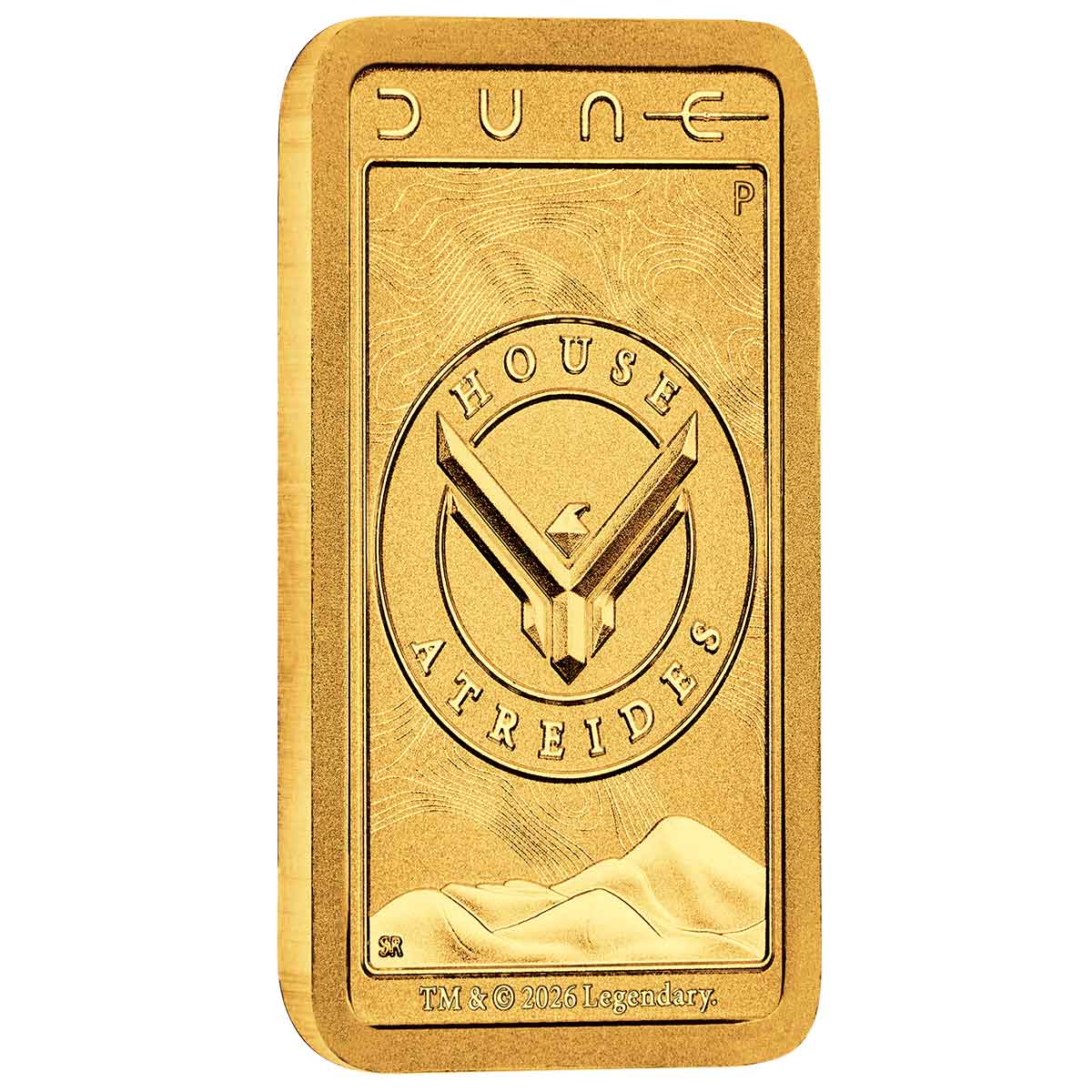 Dune - House Atreides 2026 1 Gram Gold Bar