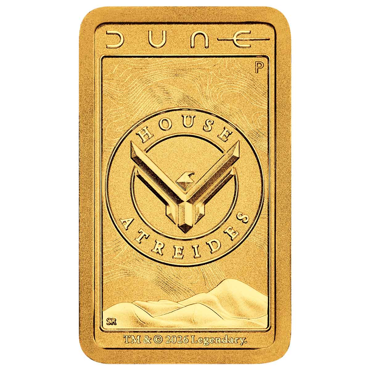 Dune - House Atreides 2026 1 Gram Gold Bar
