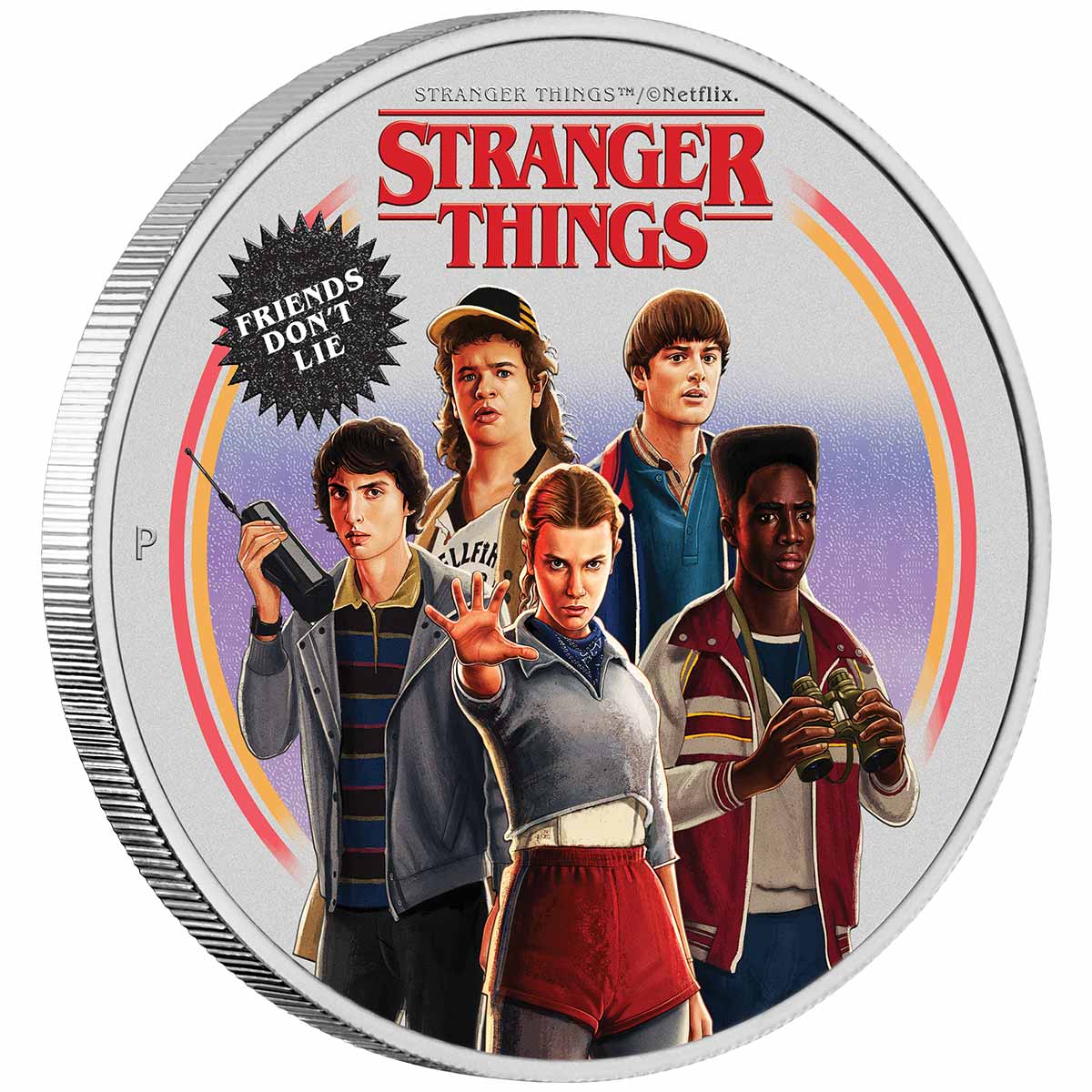 Stranger Things - Friends Don’t Lie 2026 $1 Colour 1oz Silver Uncirculated Coin