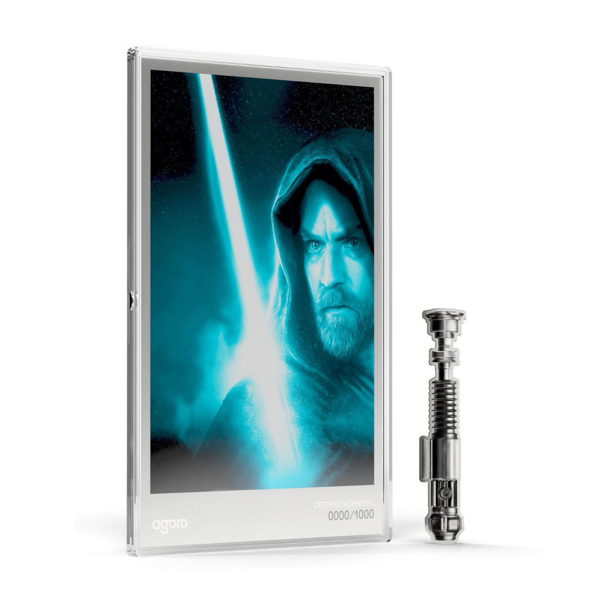 Star Wars™ Obi-Wan Kenobi™ Lightsaber $1 1/2oz & $1 5g Silver Proof 2-Coin Set